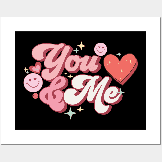 You And Me Wall Art by HassibDesign